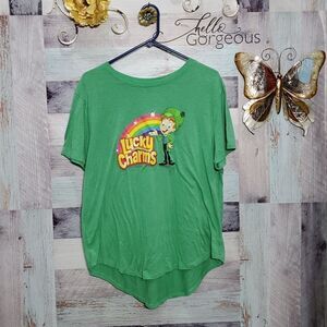 Lucky Charms Sz XXXL (21) Juniors Super Soft Tee Tshirt Short Sleeve Novelty 325